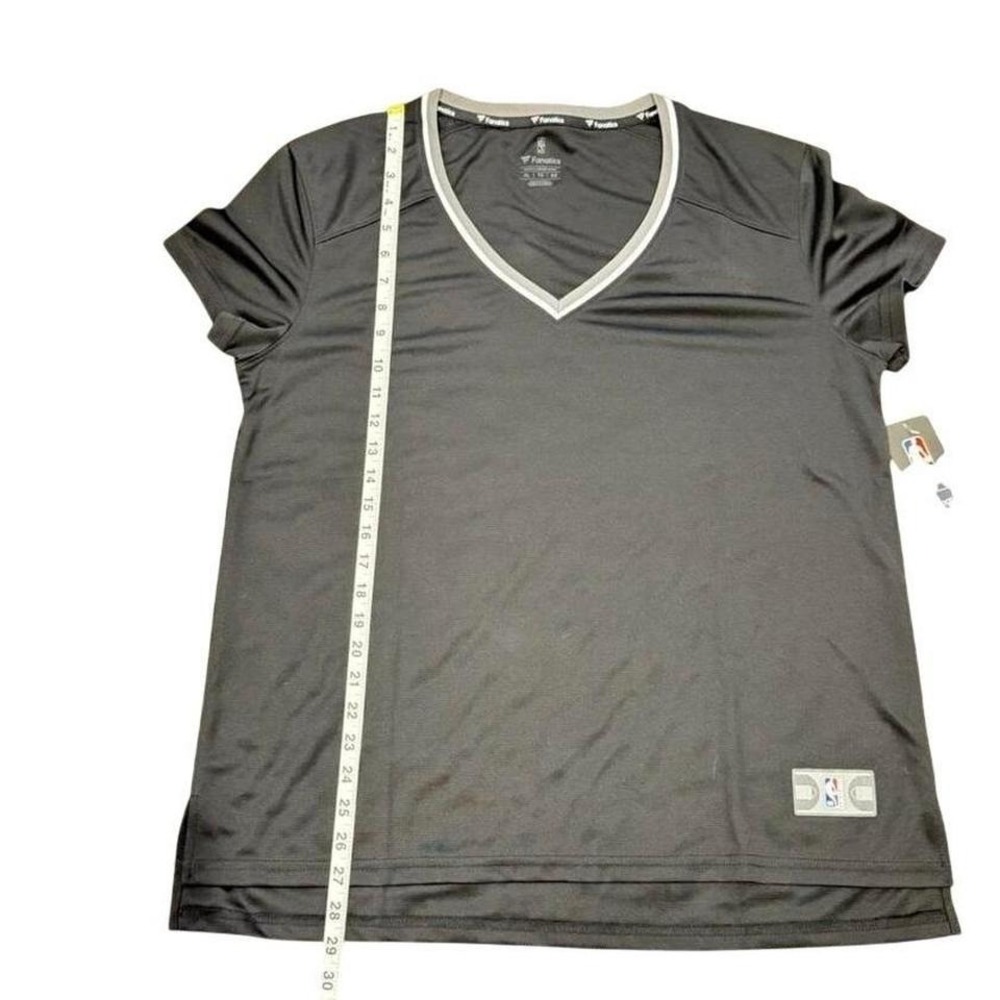 Fanatics NBA FastBreak Alternate Jersey Womens‎ XL Black V-Neck Short Sleeve top